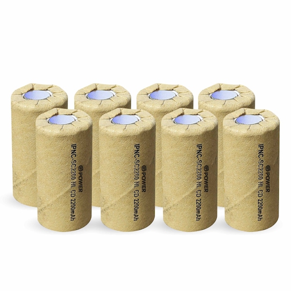 Ip Power Sub C Ni-Cd 2200mAh 8PK IP-NC-SC-2200-FT-8 - main